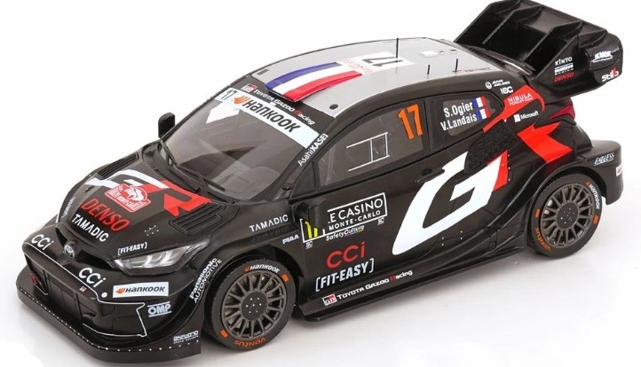 Toyota GR Yaris Rally1 WRC No.17 Rally Monte Carlo 2025 Ogier/Landais - 1:18